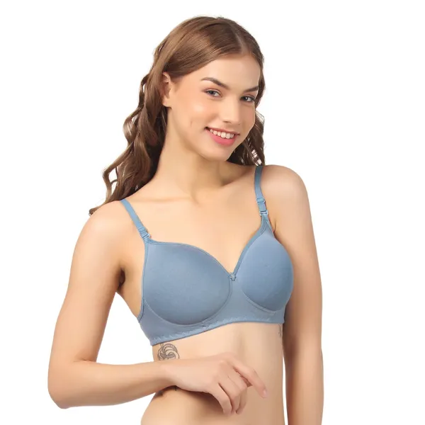 Blue_Premium_Cotton_Smooth_Cup_Adjustable_Strap_Bra_For_Women