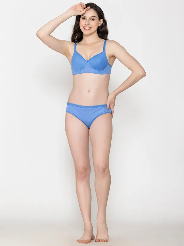 Blue_Premium_Cotton_Molded_Cup_Bra_For_Women