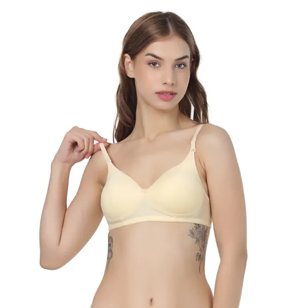 Beige_Premium_Cotton_Full_Coverage_Bra_For_Women