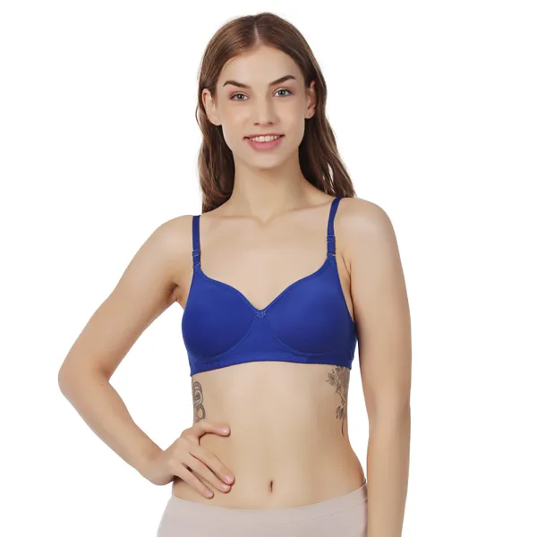 Blue_Premium_Cotton_Full_Coverage_Floral_Detail_Bra_For_Women
