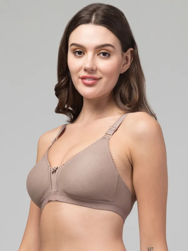 Taupe_Premium_Cotton_Full_Coverage_Bow_Detail_Bra_For_Women