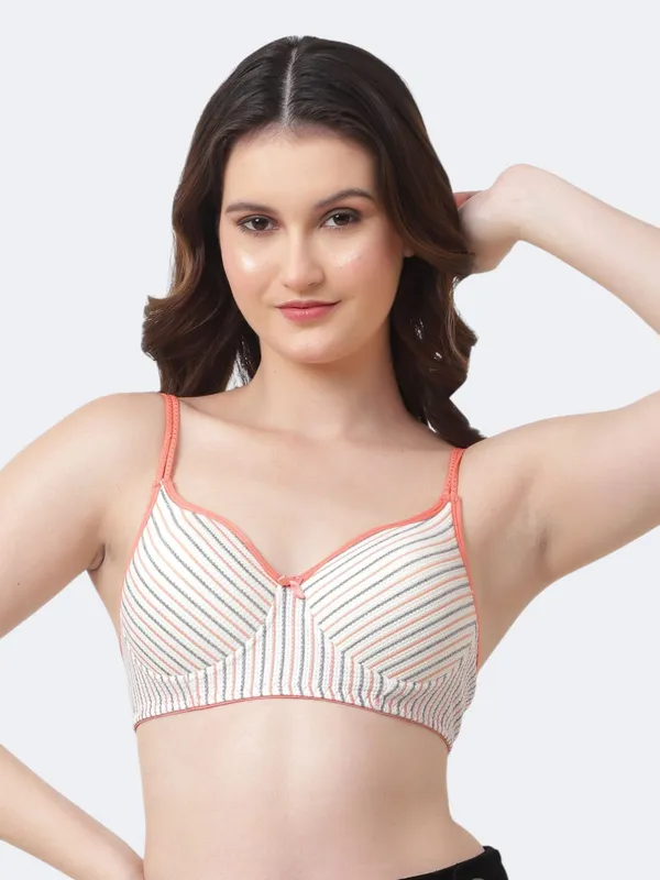 Multicolor_Premium_Cotton_Striped_Adjustable_Strap_Bra_For_Women