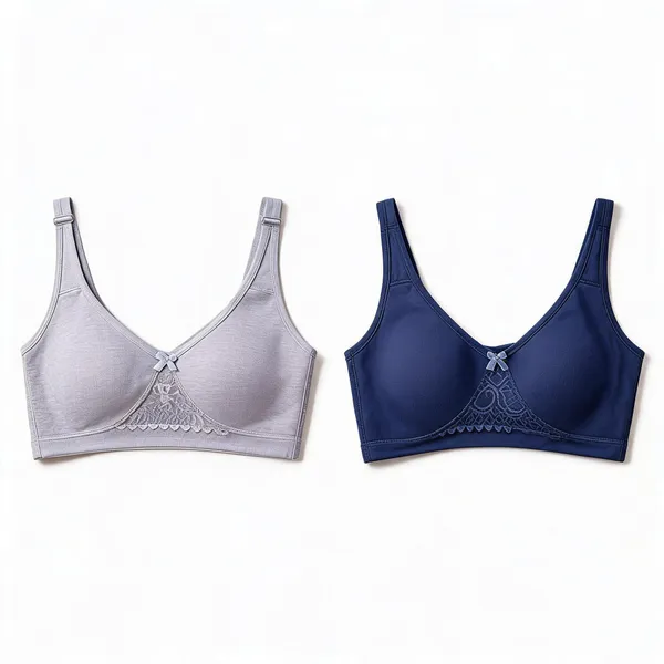 Blue_And_Grey_Premium_Cotton_Full_Coverage_Bra_Set_For_Women_Pack_Of_2