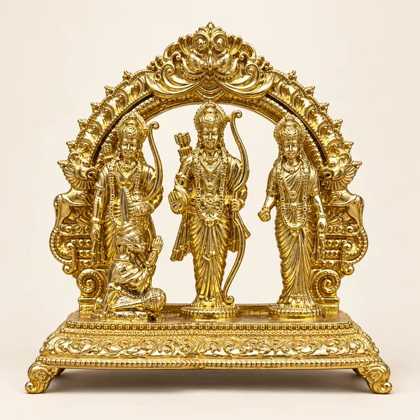 Ram_Darbar_Brass_Idol_Set,_Gold_Finish