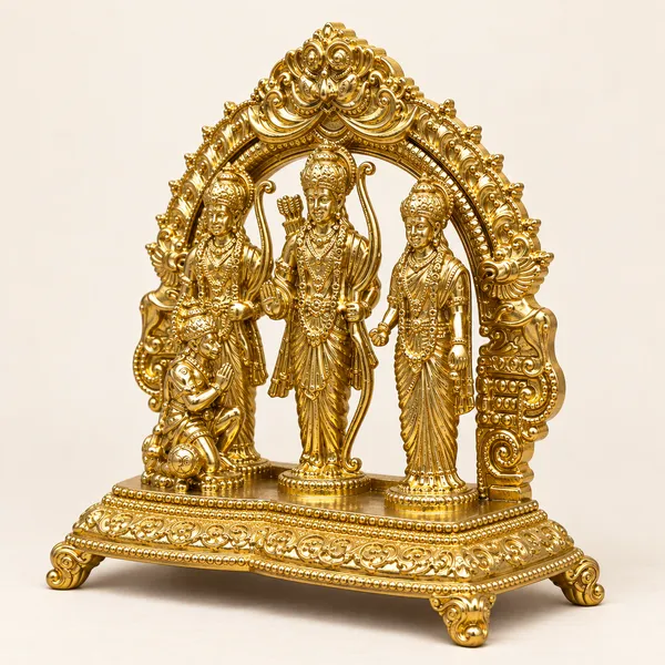 Ram_Darbar_Brass_Idol_Set,_Gold_Finish