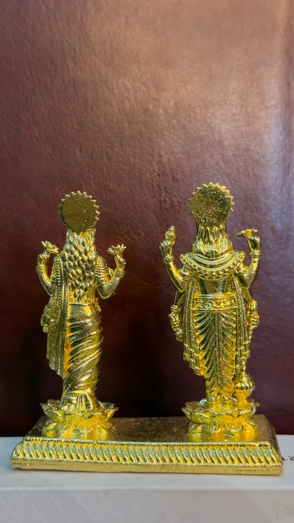 Lakshmi_Narayan_Brass_Idol_Set,_Gold_Finish