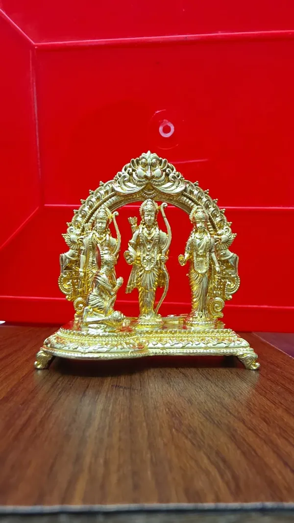 Ram_Darbar_Brass_Idol_Set,_Gold_Finish