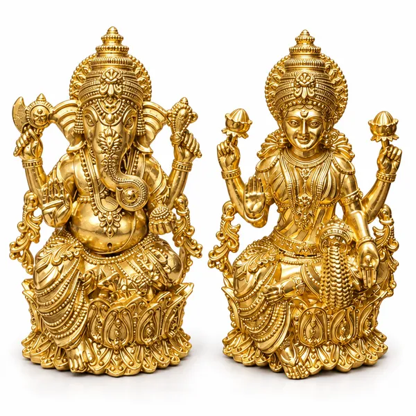 Brass_Lord_Ganesha_&_Goddess_Lakshmi_Idol_Set