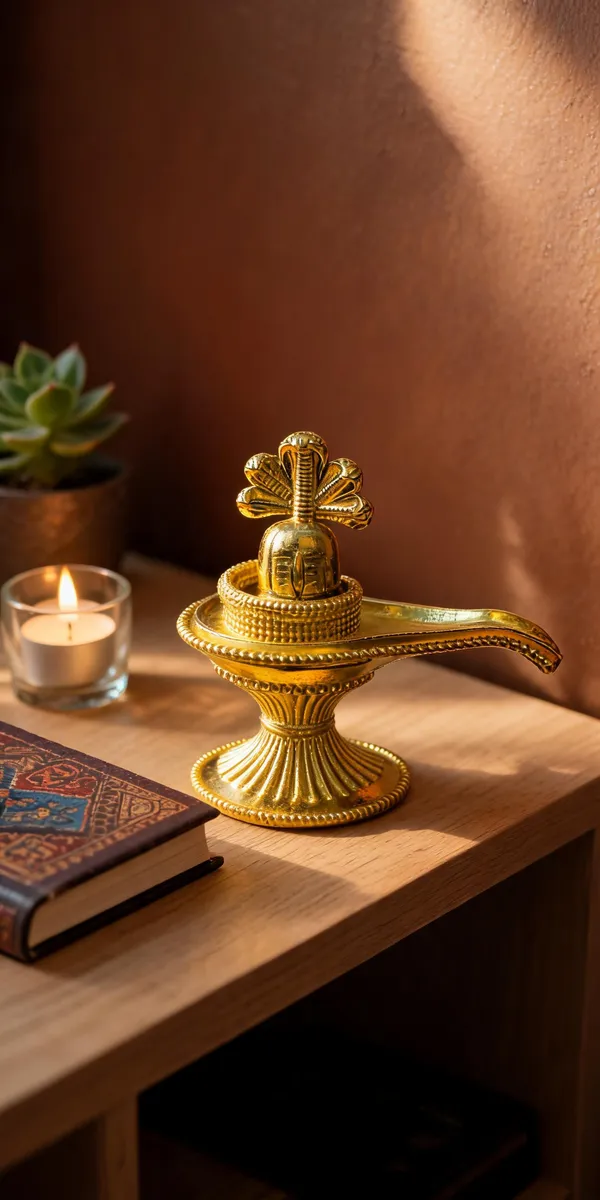 Brass_Shivling_and_Gold_Finish