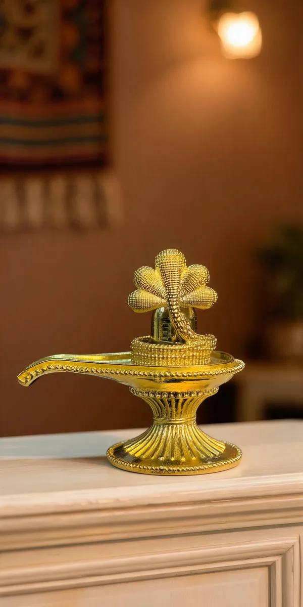 Brass_Shivling_and_Gold_Finish