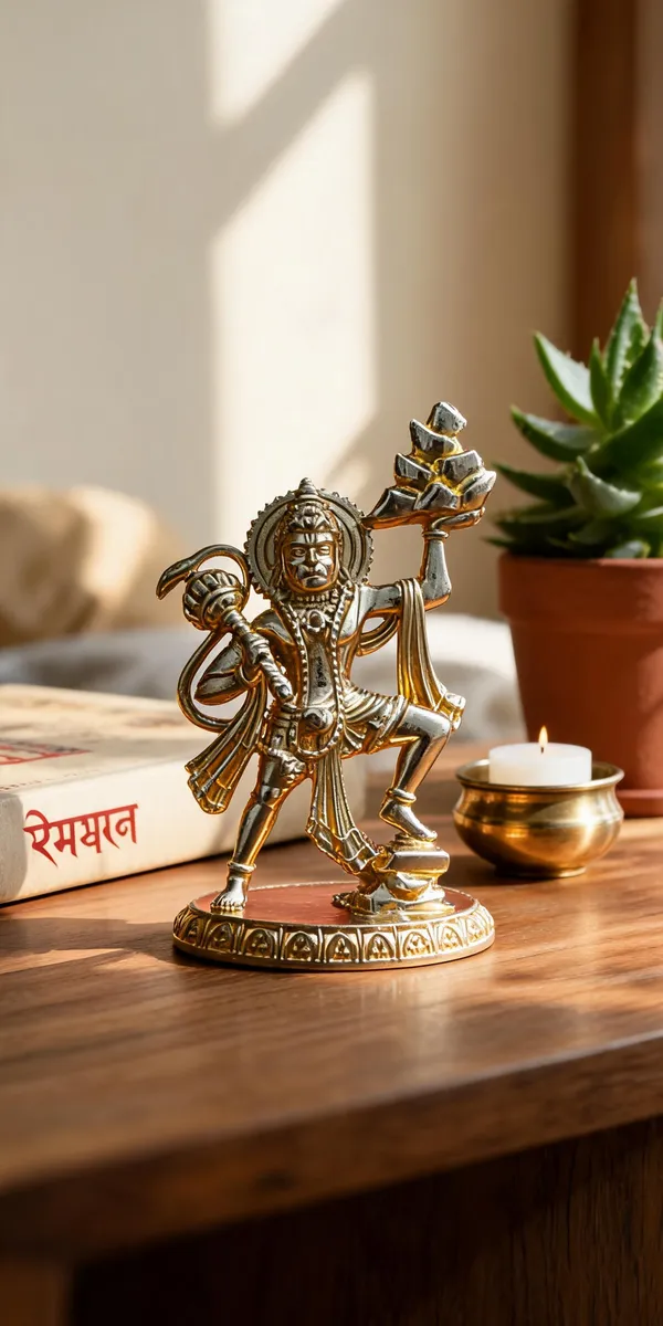 Lord_Hanuman_Brass_Idol,_Gold_Finish