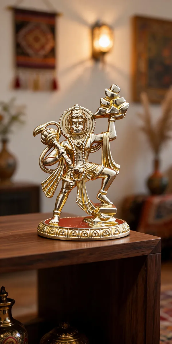 Lord_Hanuman_Brass_Idol,_Gold_Finish