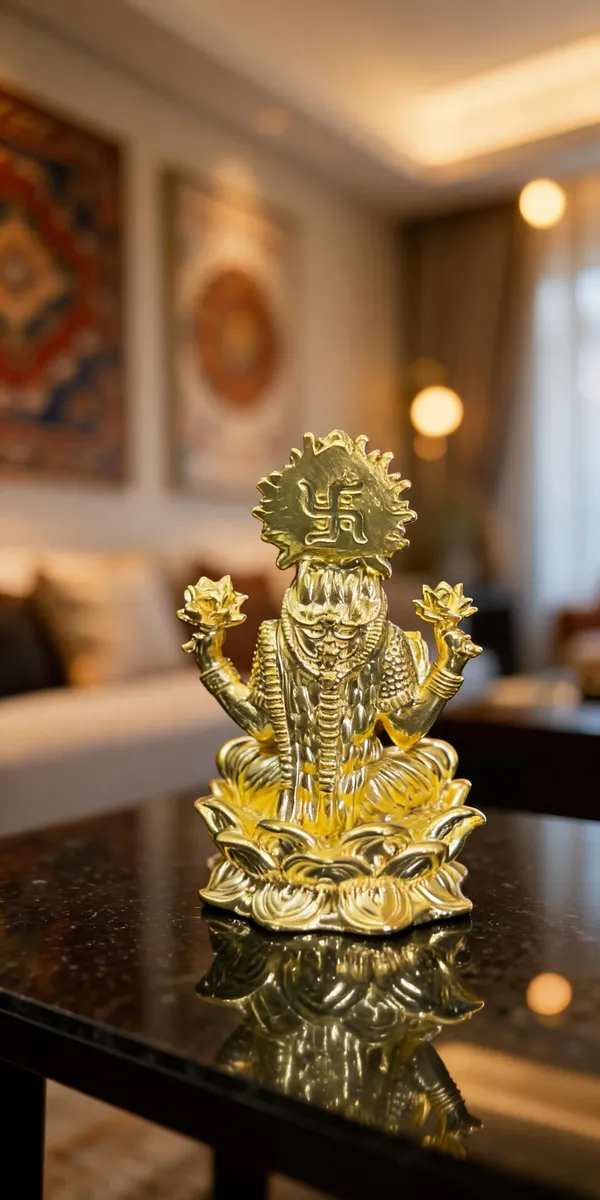 Classic_Brass_Lakshmi_Idol,_Gold_Finish