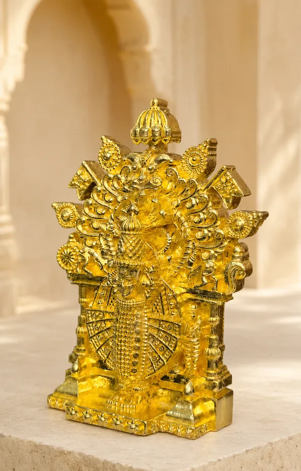Maha_Lakshmi_Brass_Idol,_Gold_Finish