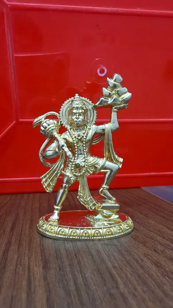 Lord_Hanuman_Brass_Idol,_Gold_Finish