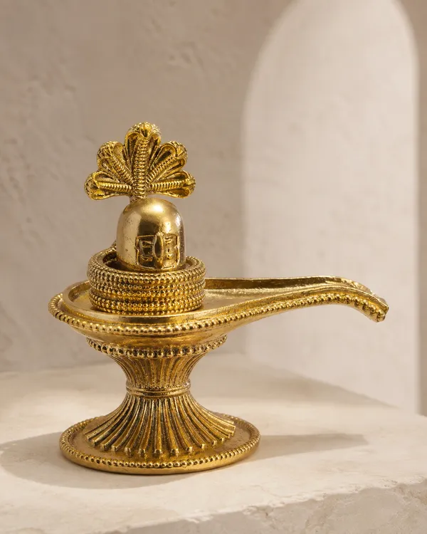 Brass_Shivling_and_Gold_Finish