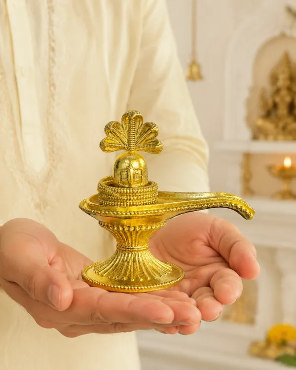 Brass_Shivling_and_Gold_Finish