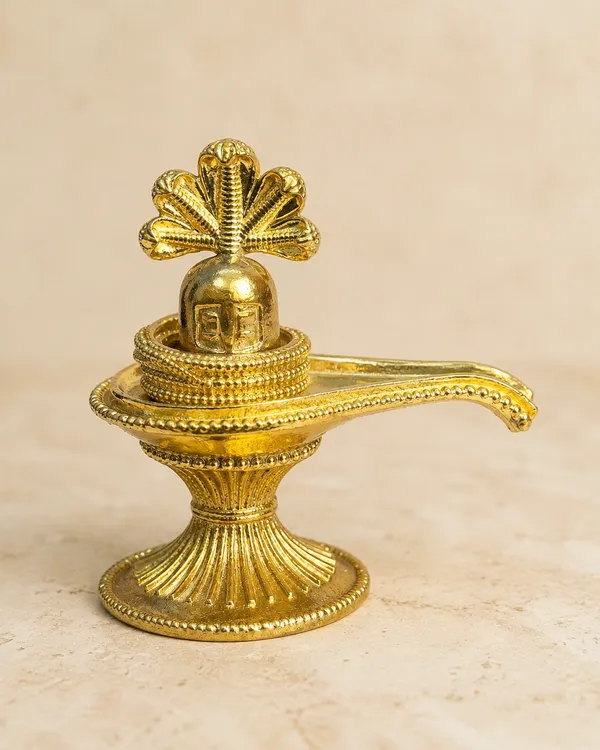 Brass_Shivling_and_Gold_Finish