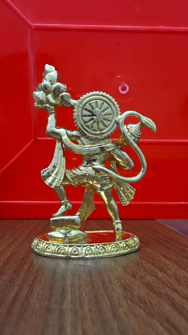 Lord_Hanuman_Brass_Idol,_Gold_Finish