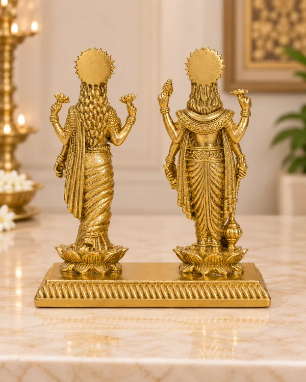 Lakshmi_Narayan_Brass_Idol_Set,_Gold_Finish