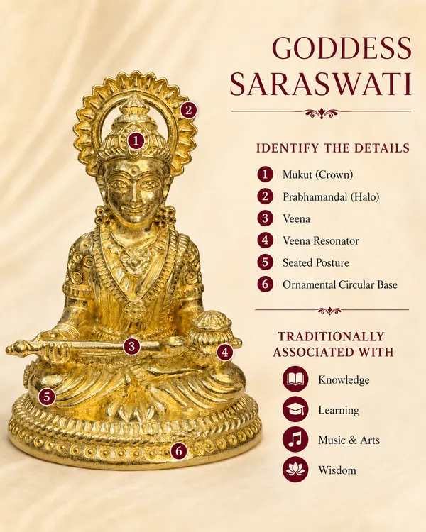 Goddess_Annapurna_Brass_Idol,_Gold_Finish