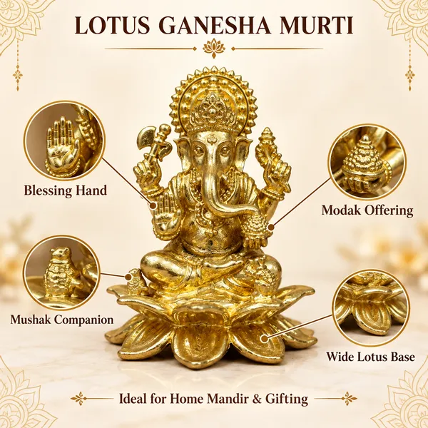 Brass_Ganesha_Idol_with_Lotus_Pedestal,_Gold_Finish