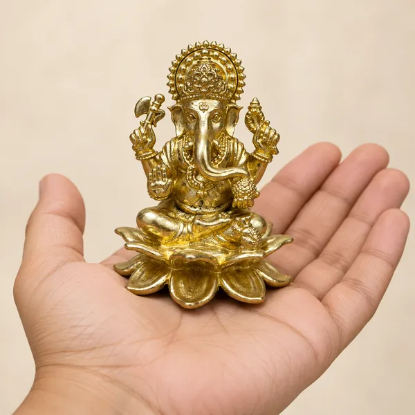 Brass_Ganesha_Idol_with_Lotus_Pedestal,_Gold_Finish