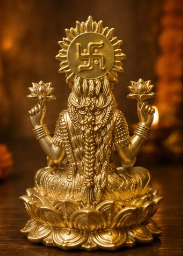 Classic_Brass_Lakshmi_Idol,_Gold_Finish