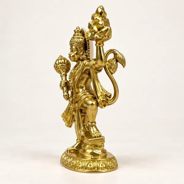 Lord_Hanuman_Brass_Idol,_Gold_Finish