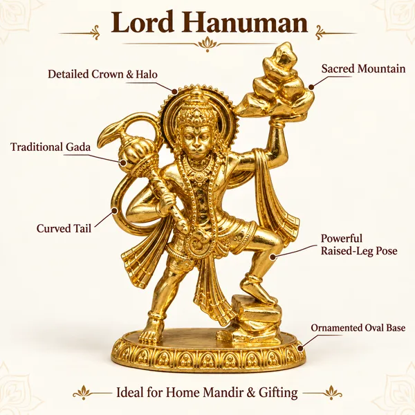 Lord_Hanuman_Brass_Idol,_Gold_Finish