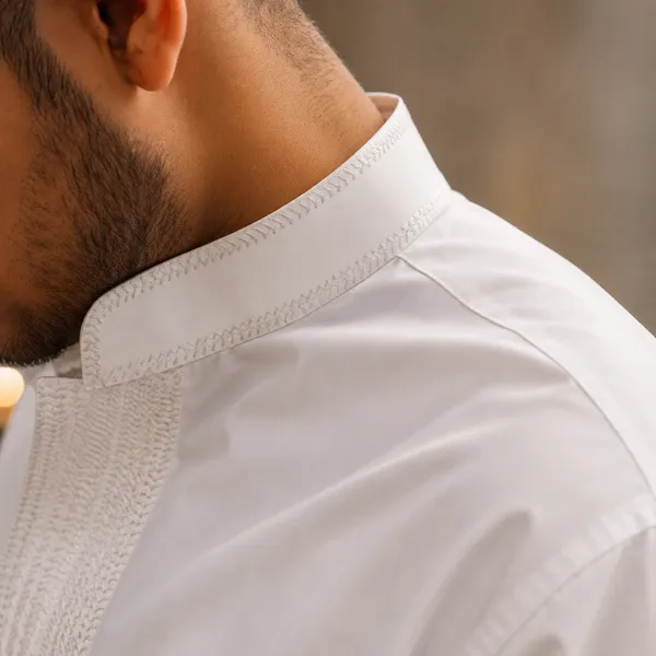 White_Giza_Cotton_Kurta_Payjama_For_Men