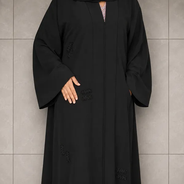 Black_China_Nida_Abaya_With_Scarf_For_Women