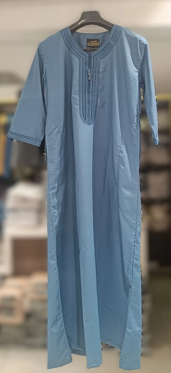 Blue_Spul_Imported_Fabric_Thobe_For_Men