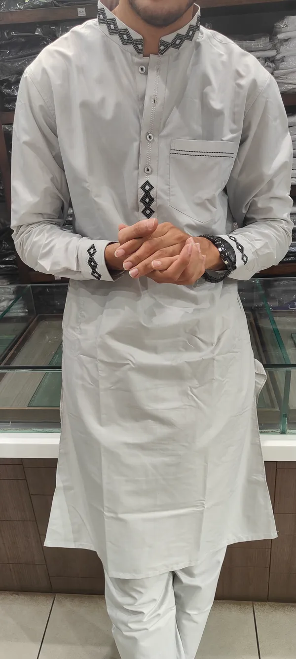 White_Giza_Cotton_Kurta_Payjama_For_Men