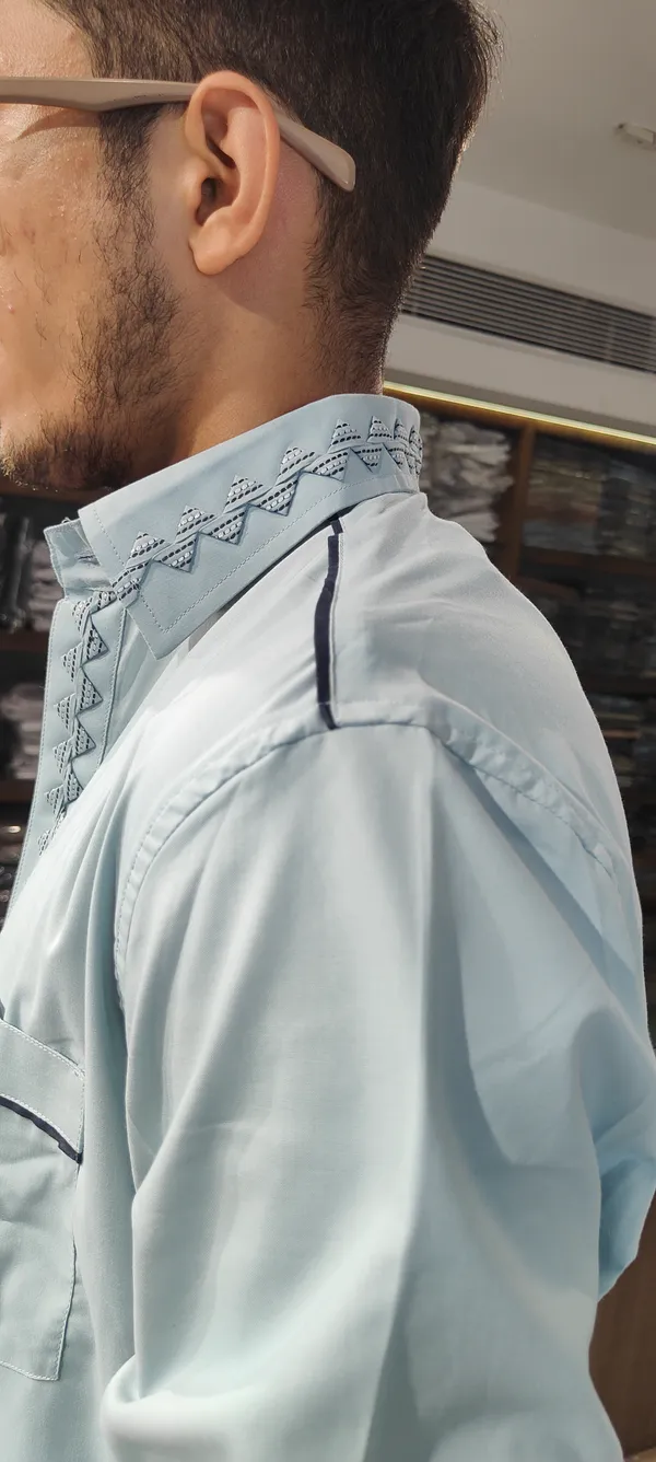Light_Blue_Giza_Cotton_Kurta_Payjama_For_Men