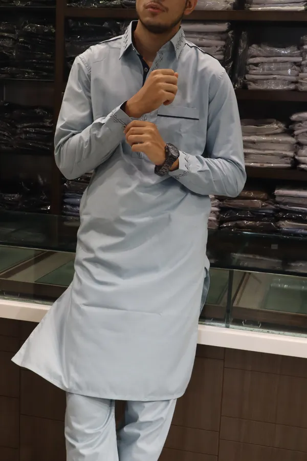 Light_Grey_Giza_Cotton_Kurta_Payjama_For_Men
