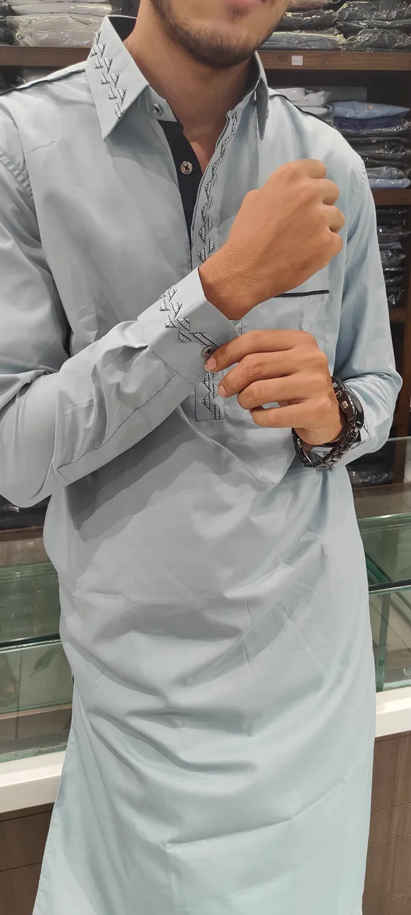 Light_Blue_Giza_Cotton_Kurta_Payjama_For_Men