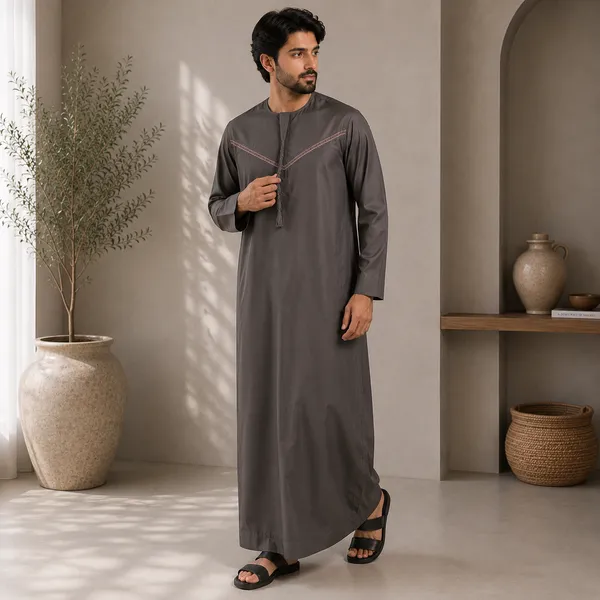 Grey_Vietnam_Fabric_Thobe_For_Men