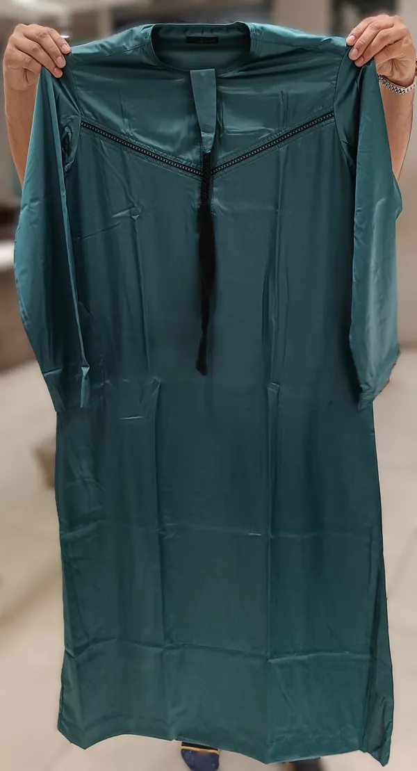 Blue_Imported_Vietnam_Fabric_Thobe_For_Men