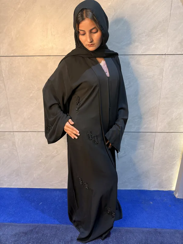 Black_China_Nida_Abaya_With_Scarf_For_Women