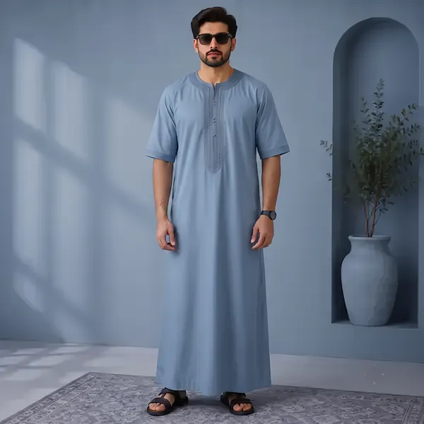 Blue_Spul_Imported_Fabric_Thobe_For_Men
