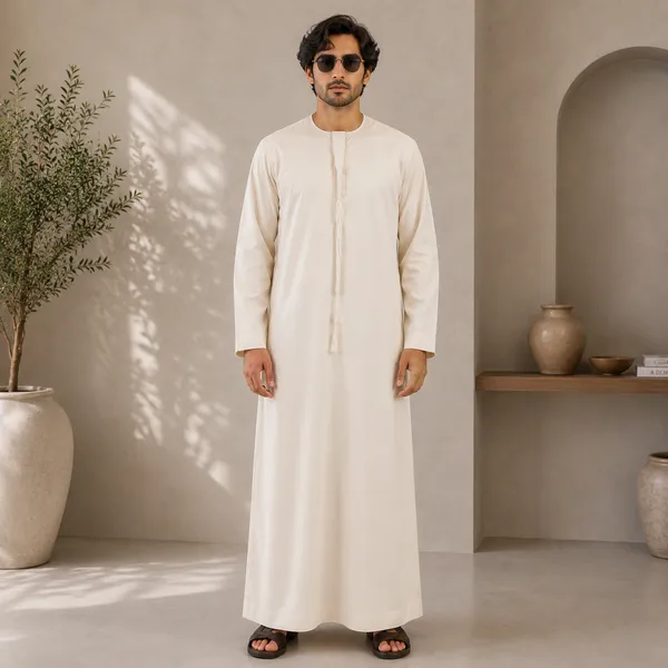 Beige_Vietnam_Fabric_Thobe_For_Men