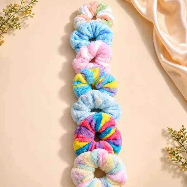 Multicolour_Velvet_Scrunchies_For_Women