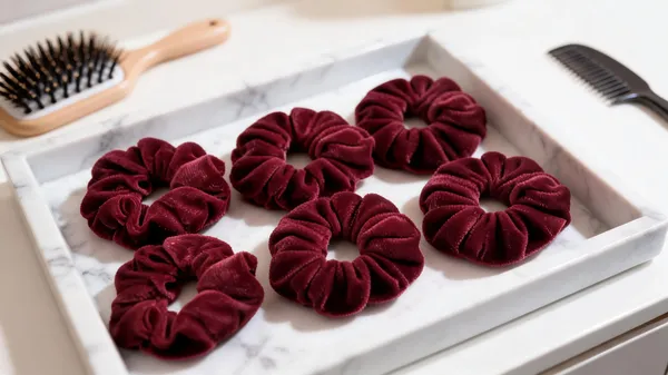 Multicolour_Velvet_Scrunchies_For_Women_-_Pack_Of_6