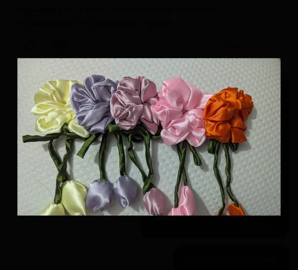 Hurrtale_Multicolour_Tulip_Scrunchies_Satin_Tie_Headband_For_Women_-_Pack_Of_5