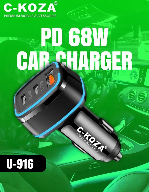 C-Koza_U-916_PD_68W_Car_Charger