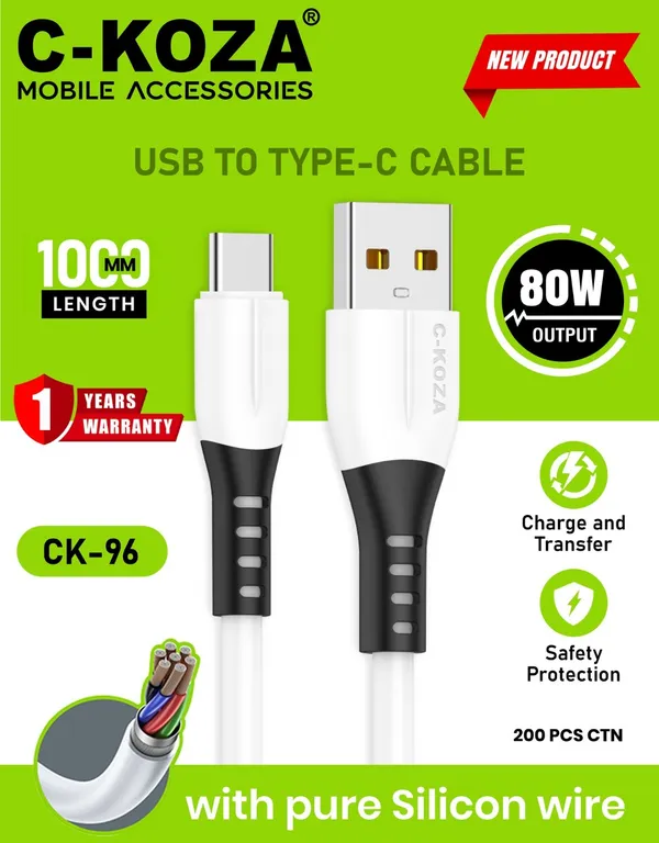 C-Koza_CK-96_USB_To_Type-C_Cable