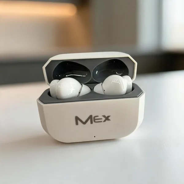 MEX_White_Earbuds_With_Charging_Case