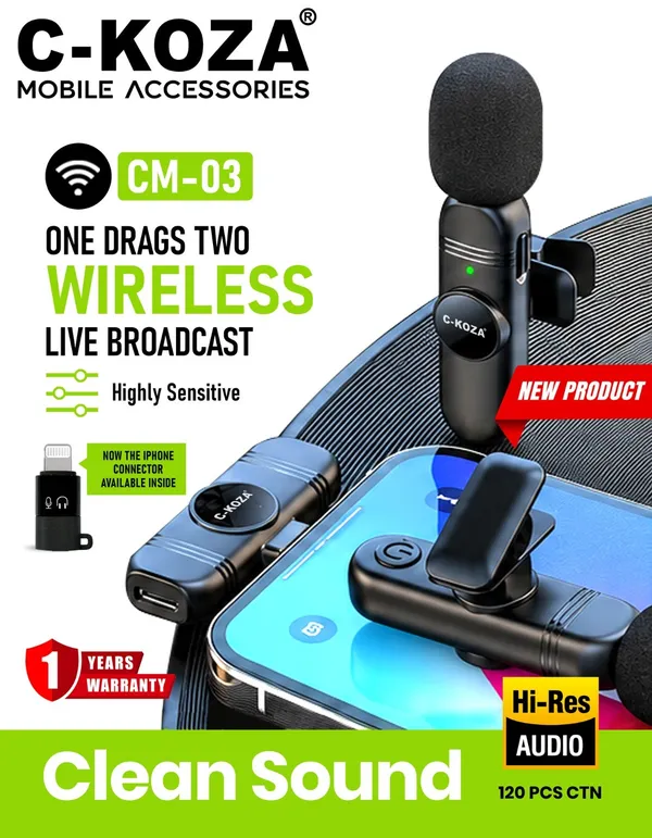 C-Koza_CM-03_Wireless_Microphone_Kit
