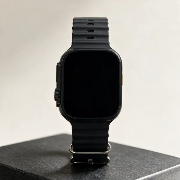 Black_Rectangular_Smartwatch_With_Adjustable_Strap